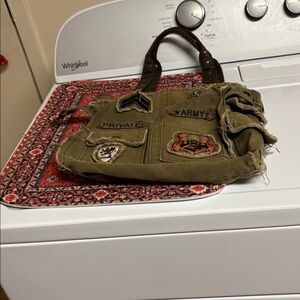 Military CanvasNovelty Bag